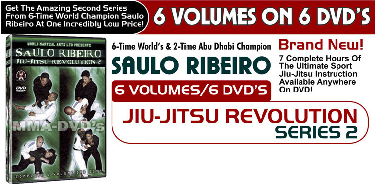 Saulo Ribeiro - Jiu-Jitsu Revolution Series 2 DVD Save 50 Dollars