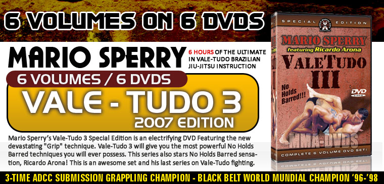 Mario Sperry, Master Series, Combo, DVD Video, Brazilian Jiu-Jitsu