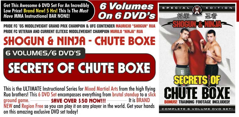 Mauricio Rua, Shogun, Murilo Rua, Ninja - Secrets Of Chute Boxe, MMA DVD